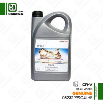 روغن موتور 5w 30 چهار لیتری هوندا Cr-v و 2010 تا 2020 جنیون 08232P99C4LHE